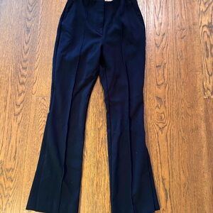 Anthropologie Navy Flare Pants